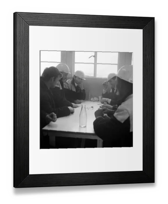 Framed Print : Site canteen JLP01_08_083797a
