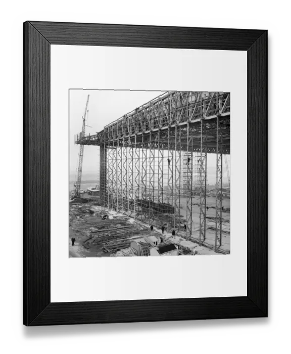 Framed Print : Hangar walls JLP01_08_086451 Framed Print : Hangar walls JLP01_08_086451