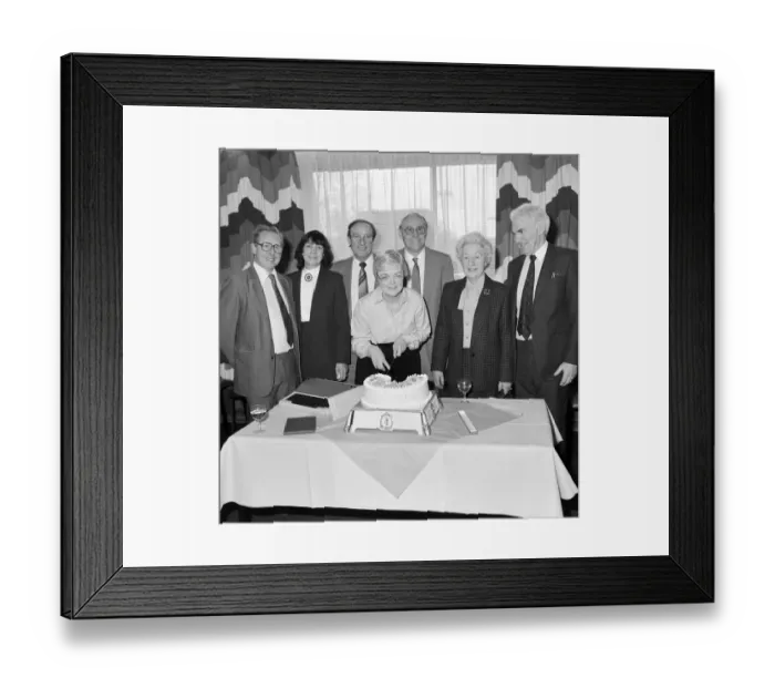 Framed Print : Retirement cake JLP01_09_870427
