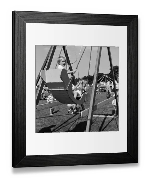 Framed Print : Swing boats JLP01_09_860878