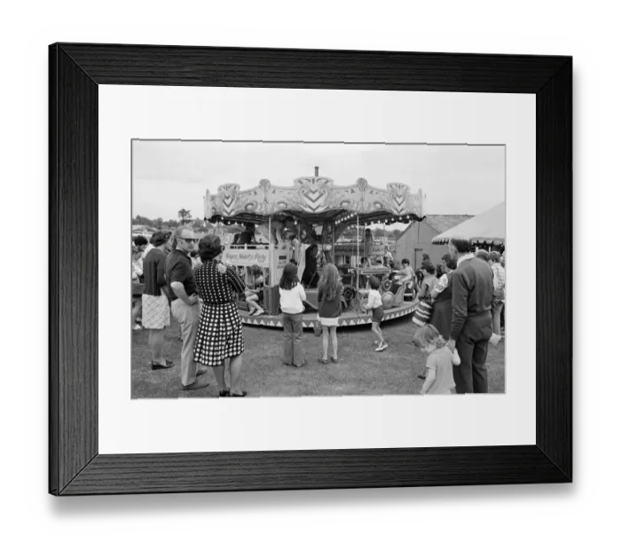 Framed Print : Carousel ride JLP01_08_095429