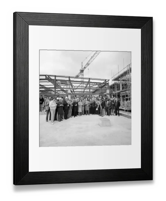 Framed Print : Topping out ceremony JLP01_09_811082