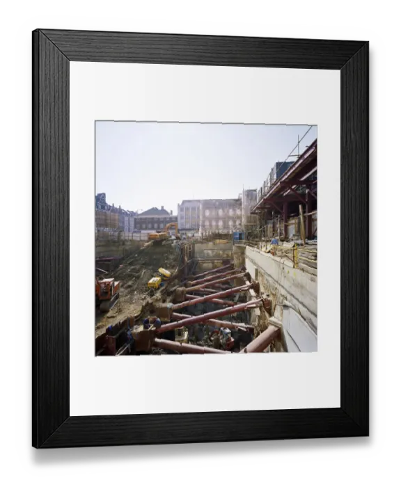 Framed Print : Bracing struts JLP01_10_37197 Framed Print : Bracing struts JLP01_10_37197