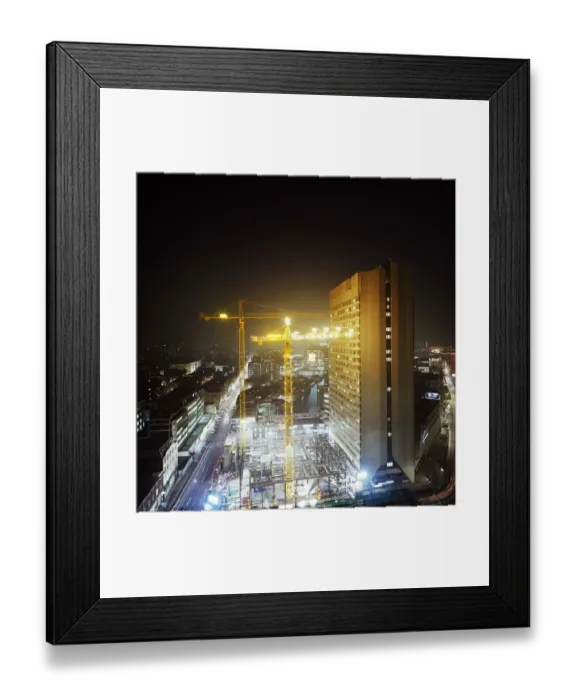 Framed Print : Christmas Crane JLP01_11_40966_09 Framed Print : Christmas Crane JLP01_11_40966_09