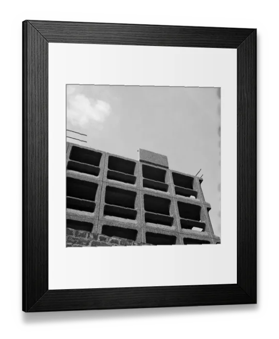 Framed Print : First piece of parapet JLP01_08_081727