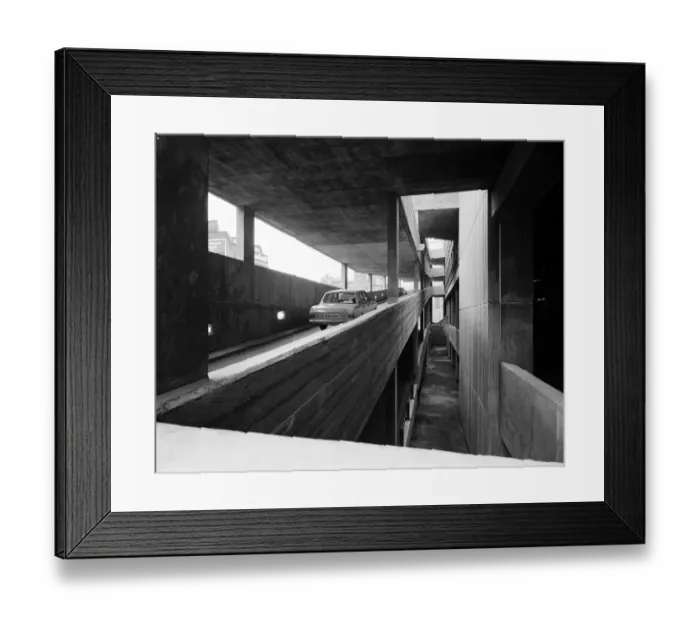 Framed Print : Minories Car Park JLP01_08_083081