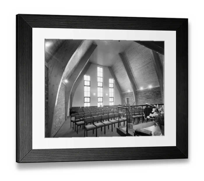 Framed Print : Baptist Church JLP01_09_810140