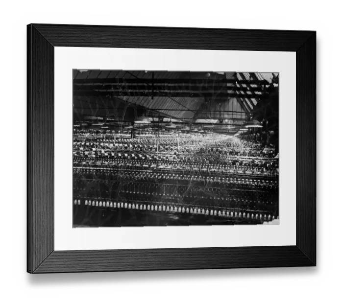 Framed Print : Textile factory JLP01_08_044897