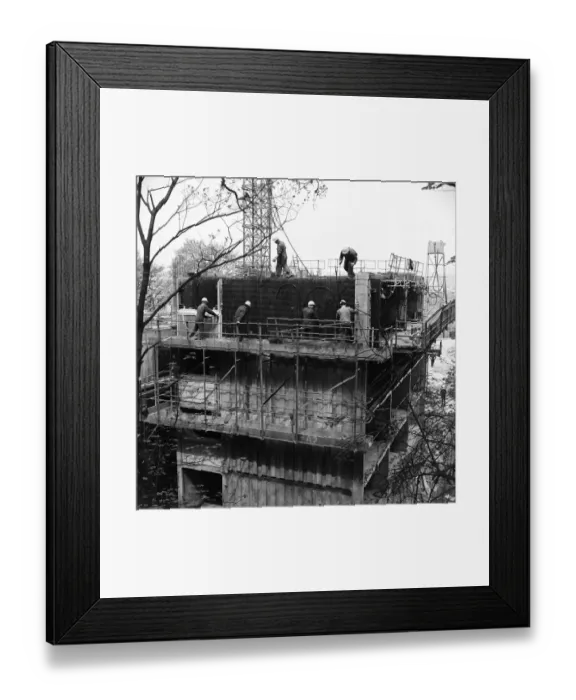 Framed Print : Formwork construction JLP01_08_073399e