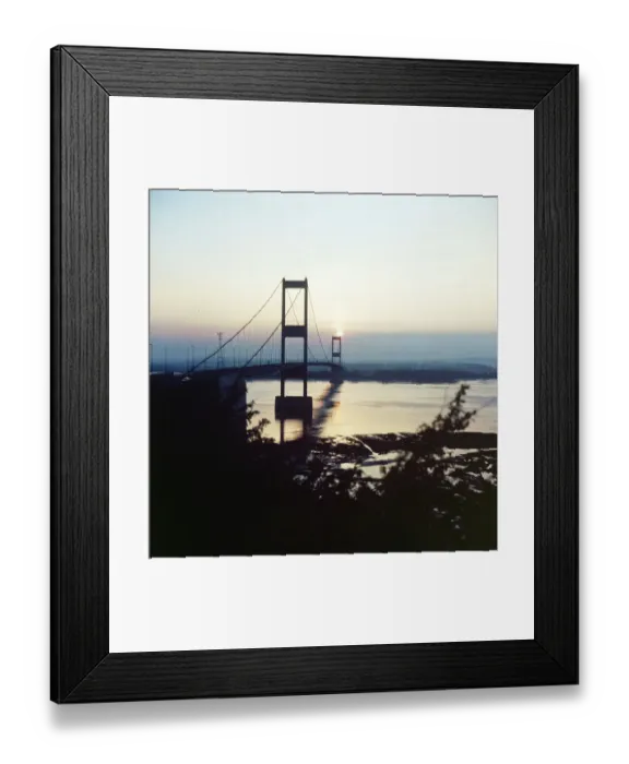 Framed Print : Bridge at sunset JLP01_10_29981