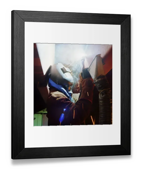 Framed Print : Welding JLP01_11_32608_10