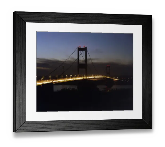 Framed Print : Bridge at night JLP01_10_29363