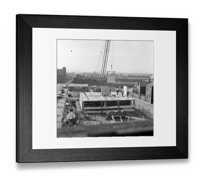Framed Print : Precast wall panels JLP01_08_069294