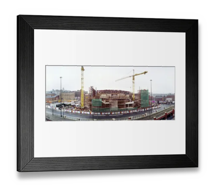 Framed Print : Construction site JLP01_22_01_027_05