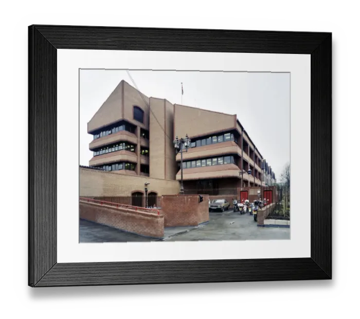 Framed Print : South Norwood Police Station JLP01_10_34842 Framed Print : South Norwood Police Station JLP01_10_34842