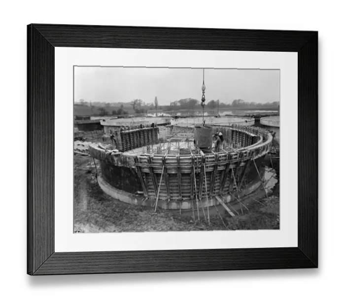 Framed Print : Separating Tank No4 JLP01_08_056928a