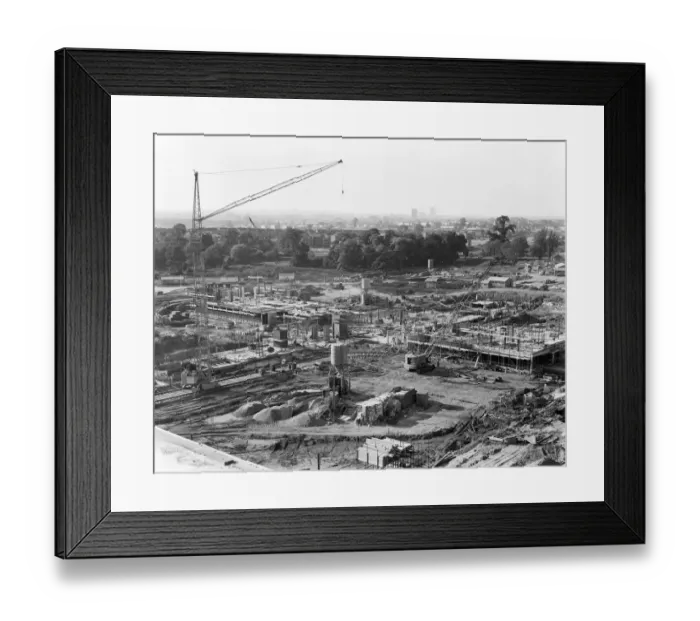 Framed Print : Construction site JLP01_08_071887