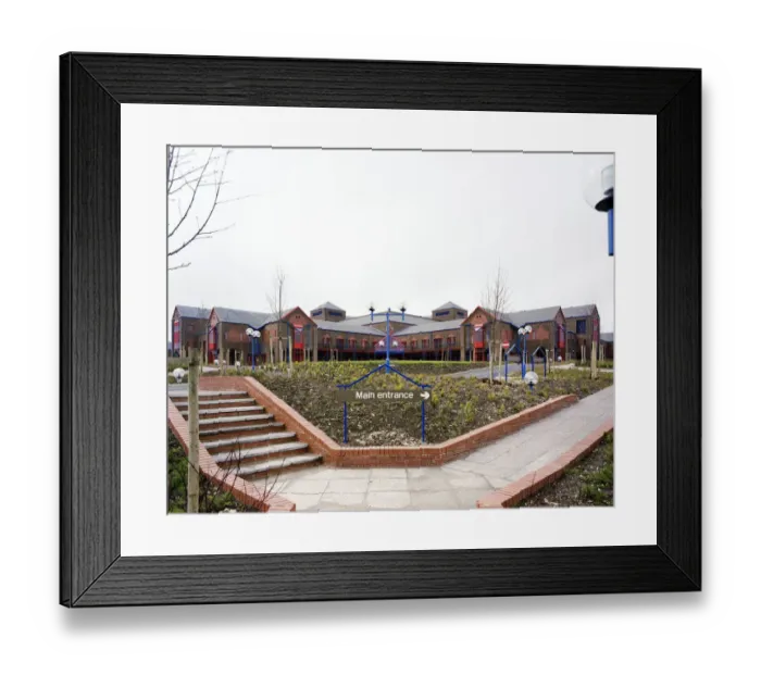 Framed Print : Pathways JLP01_10_26693