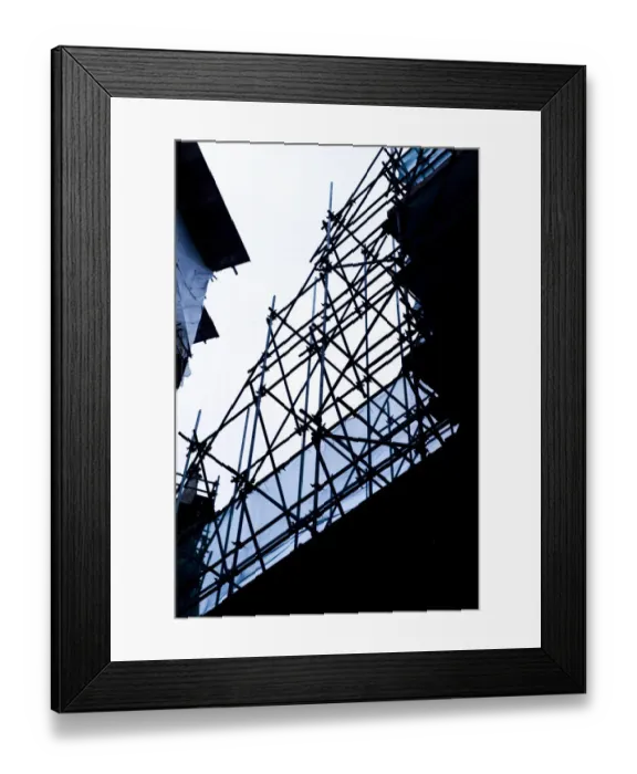 Framed Print : Scaffolding DP092099