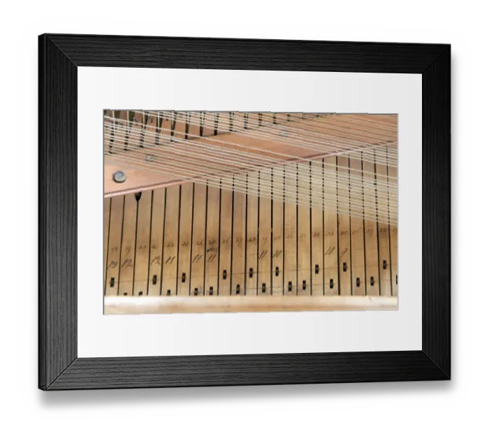 Framed Print : Piano strings DP103351