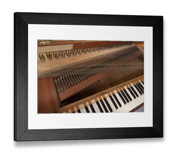 Framed Print : Broadwood piano DP103348