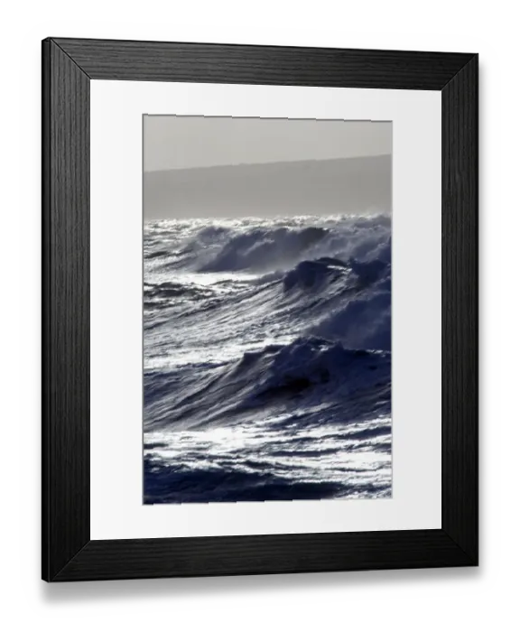 Framed Print : Rough sea DP140996