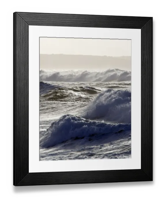 Framed Print : Rough sea DP140997
