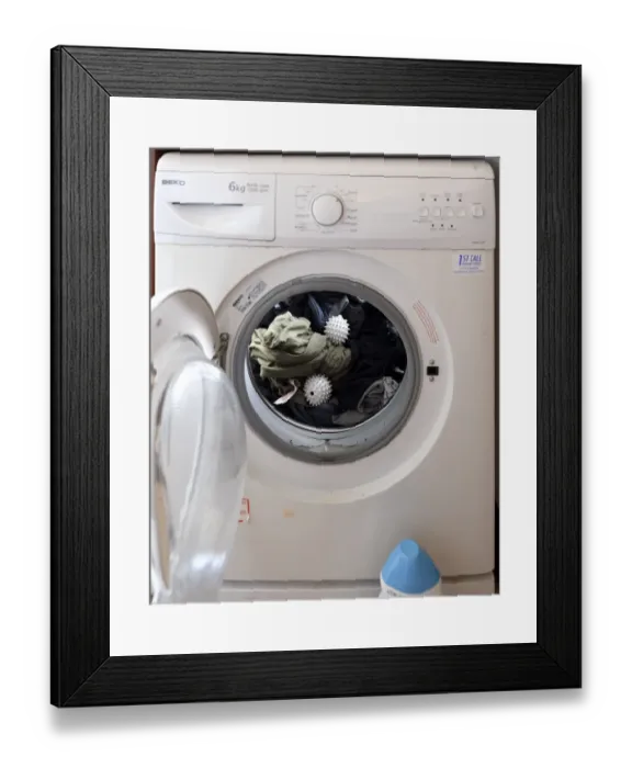 Framed Print : Washing machine DP264627