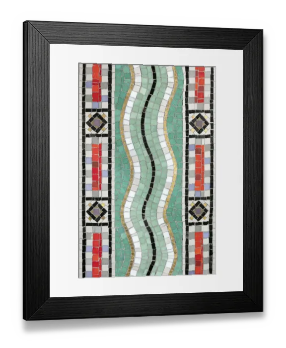 Framed Print : Mosaic tiles DP234584