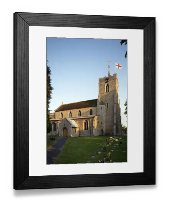 Framed Print : Parish church DP261766