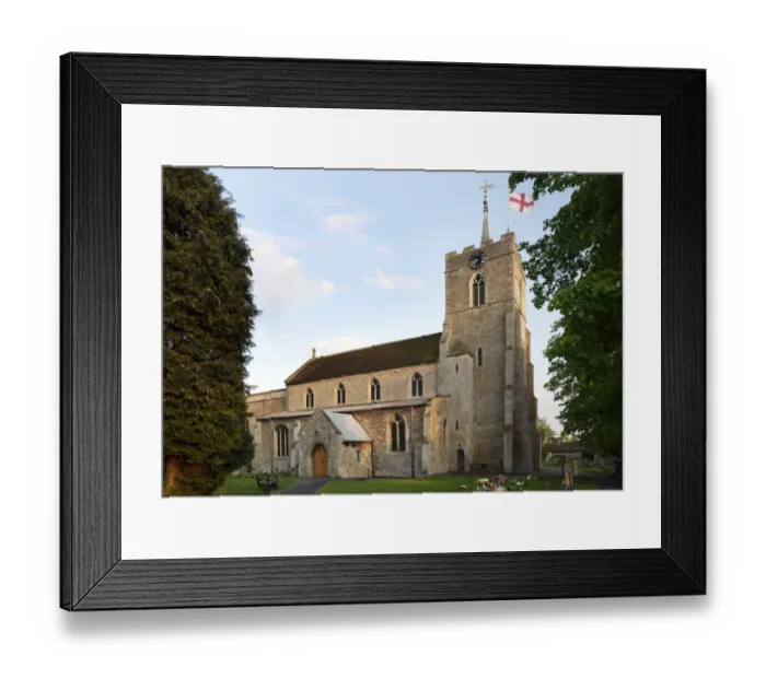 Framed Print : Parish church DP261765