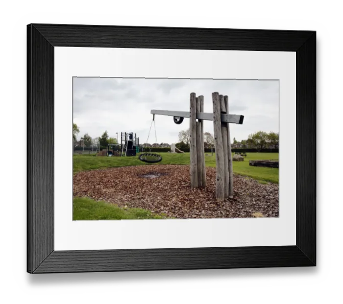 Framed Print : Playing field DP261760 Framed Print : Playing field DP261760