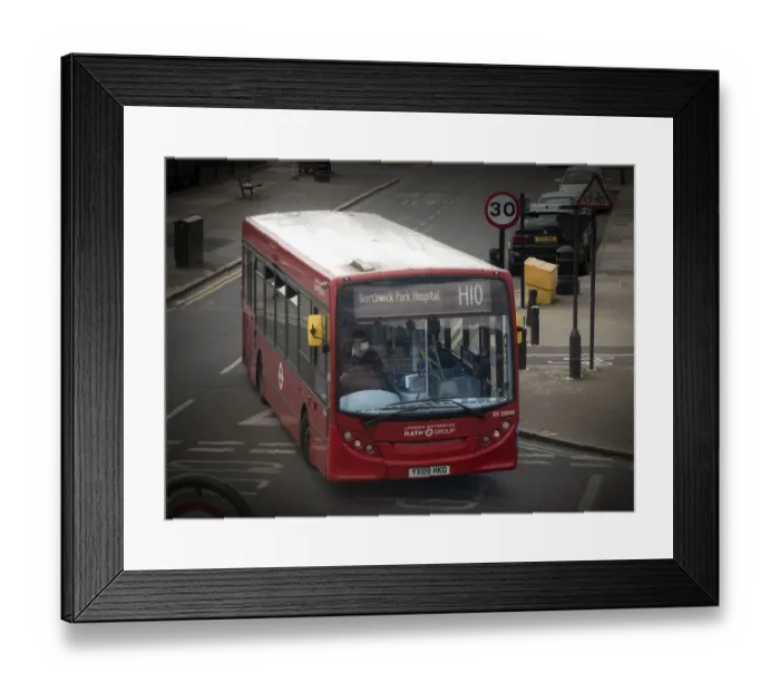 Framed Print : London bus DP264630