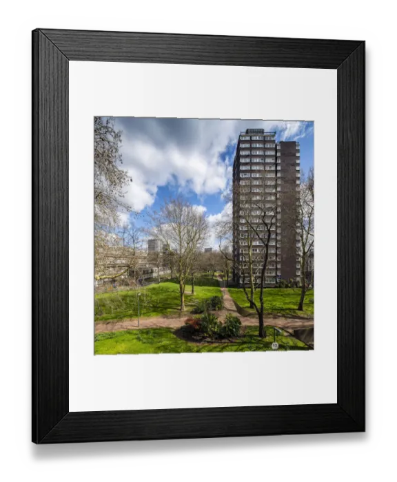 Framed Print : Keyham House DP247414