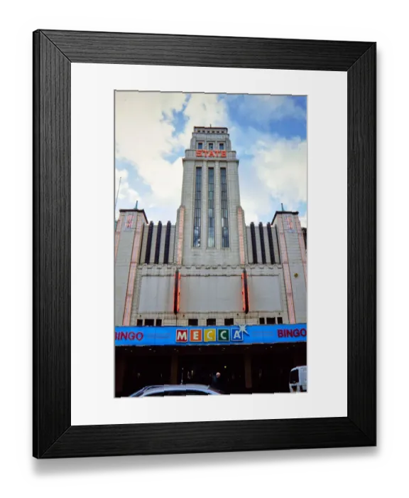 Framed Print : Gaumont State Theatre NWC01_01_2828