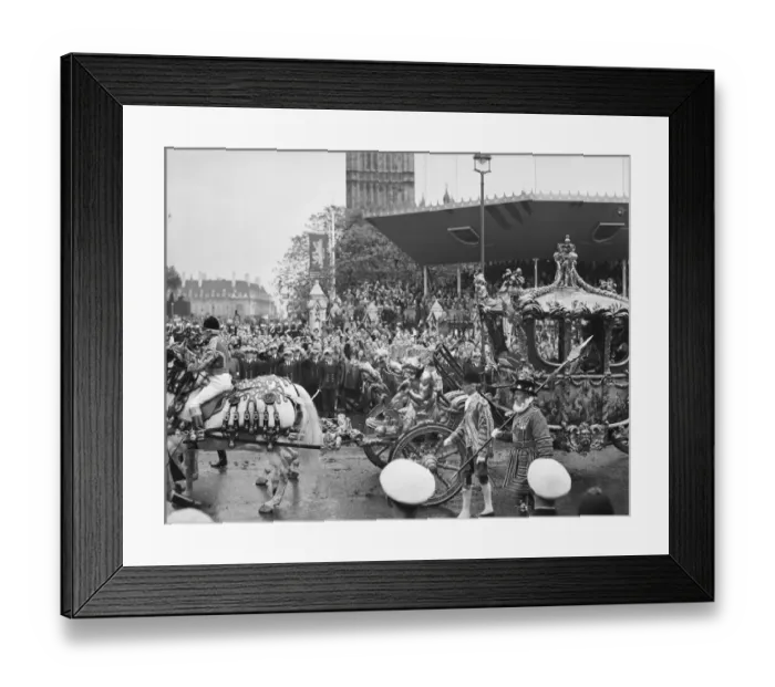 Framed Print : Gold State Coach P_C00427_007