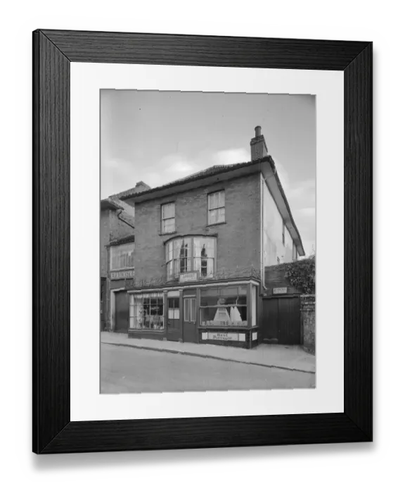 Framed Print : Butchers shop a48_00566