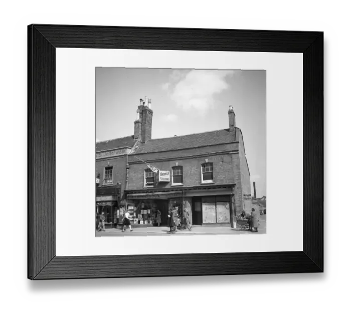 Framed Print : Poole shops a53_02970 Framed Print : Poole shops a53_02970