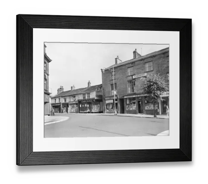Framed Print : Caroline Square Skipton a58_00217