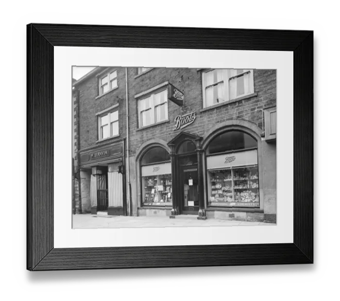 Framed Print : Boots in Skipton a58_00215