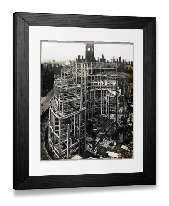 Framed Print : Manchester Central Public Library BWS01_01_42 Framed Print : Manchester Central Public Library BWS01_01_42