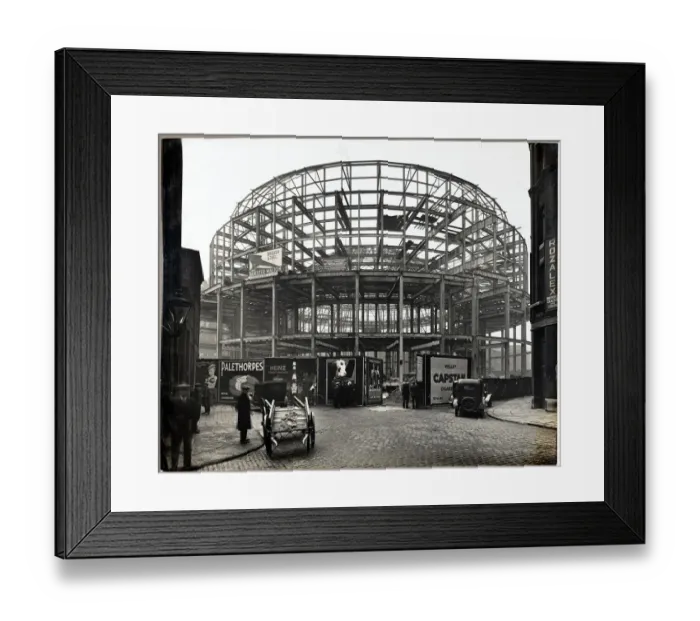 Framed Print : Manchester Central Public Library BWS01_01_44