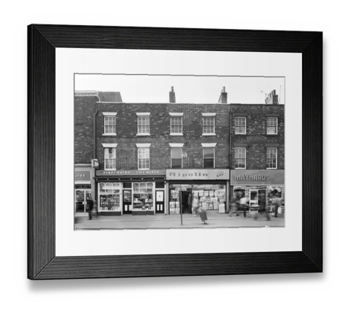 Framed Print : Selby Market Place BB82_10664