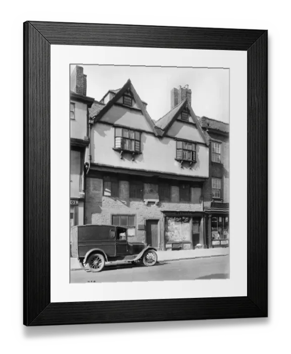 Framed Print : Jettied town house BB52_02114 Framed Print : Jettied town house BB52_02114