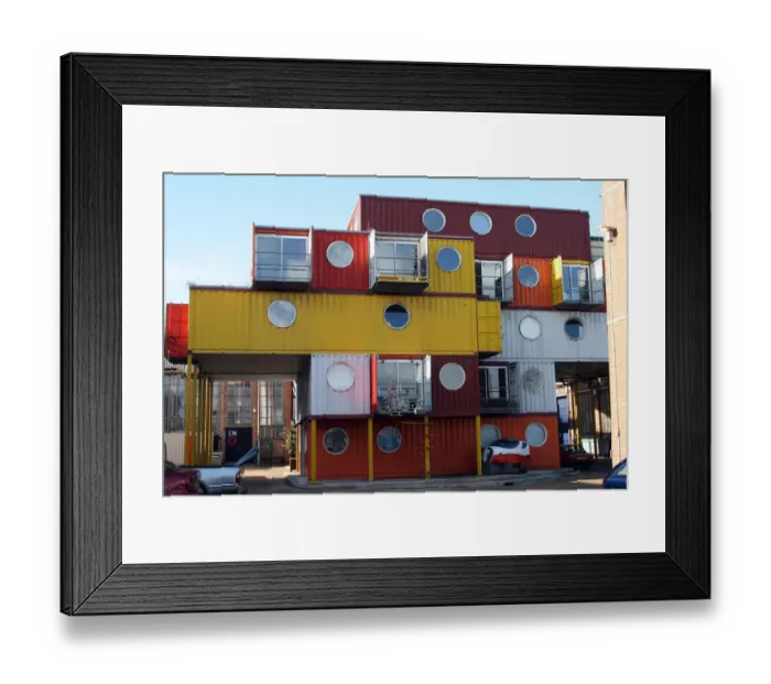 Framed Print : Container City 2 EFC01_01_05_005_61962 Framed Print : Container City 2 EFC01_01_05_005_61962