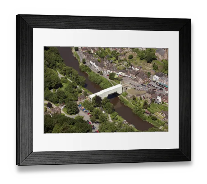Framed Print : Restoring the Iron Bridge 33512_008
