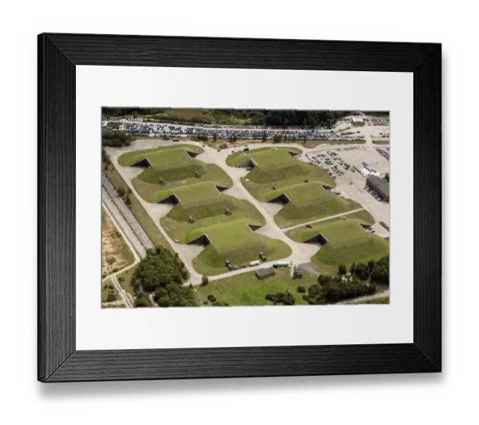 Framed Print : Cruise missile bunkers 33884_009 Framed Print : Cruise missile bunkers 33884_009
