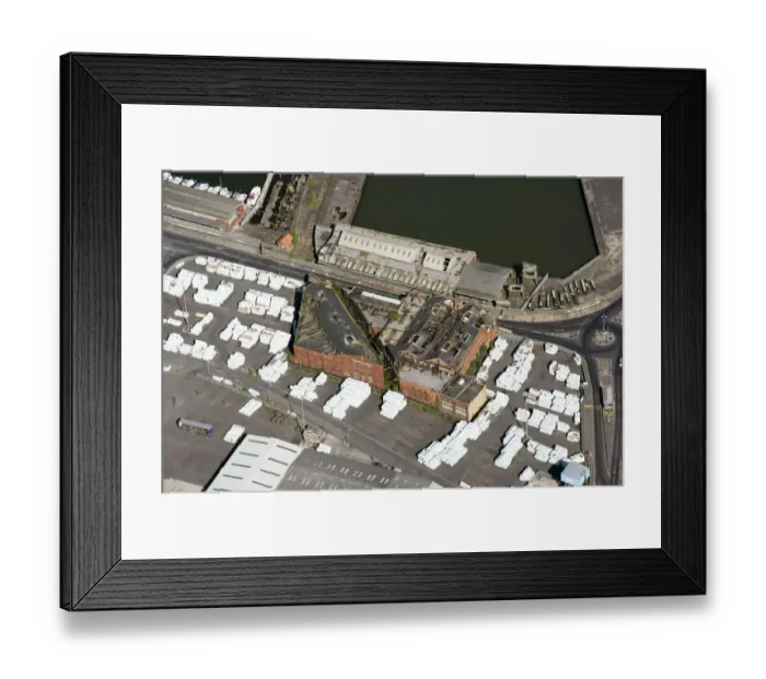 Framed Print : Grimsby Ice Factory 34108_057