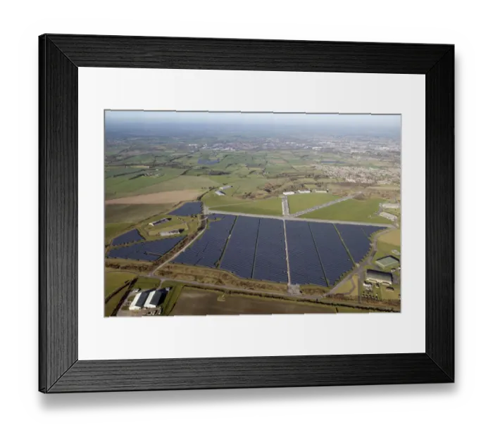 Framed Print : Wroughton Airfield solar farm 33080_016