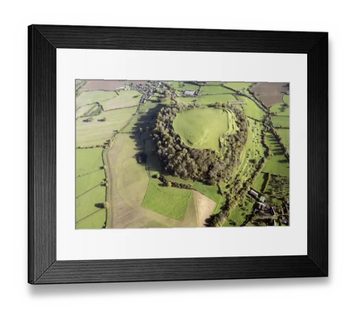 Framed Print : Cadbury Castle 33399_024 Framed Print : Cadbury Castle 33399_024